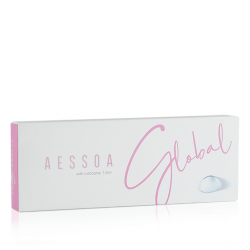 Aessoa Global Lidocaine, hyaluronic acid filler, to reduce superficial and eye contour lines and wrinkles, 1 x 1 ml