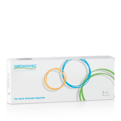 Orthovisc, hyaluronic acid treatment, treatment of knee pain caused by osteoarthritis, 1 x 2ml