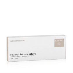 Pluryal Biosculpture, hyaluronzuurfiller, diepe hydratatie, 2 x 1,1 ml