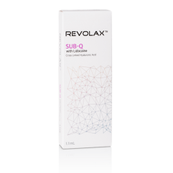 REVOLAX Sub-Q Lidocaine, pleťová výplň s kyselinou hyalurónovou, ošetrenie hlbokých a silných vrások, 1 x 1,1 ml