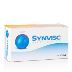 Synvisc, treatment of osteoarthritis, hylan G-F 20,  2 ml