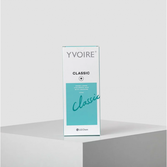 YVOIRE classic plus, výplň kyselina hyaluronová, jemné vrásky, zvětšení rtů, 1x1ml